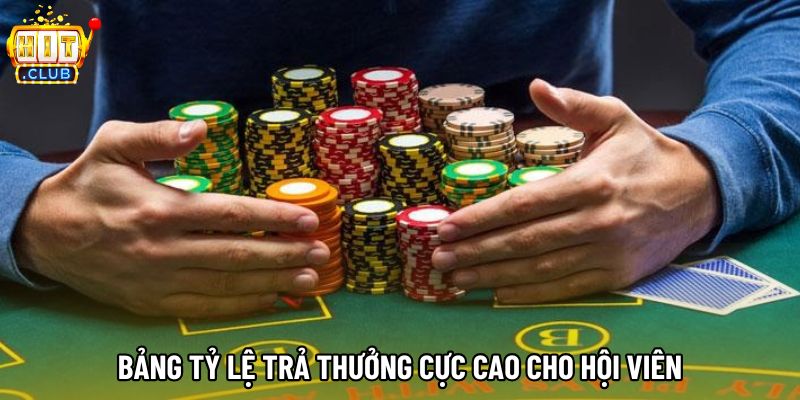 Bảng tỷ lệ trả thưởng cực cao cho hội viên Bảng tỷ lệ trả thưởng cực cao cho hội viên